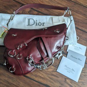 Dior 2004 Pre-owned Loves John Saddle Shoulder Bag